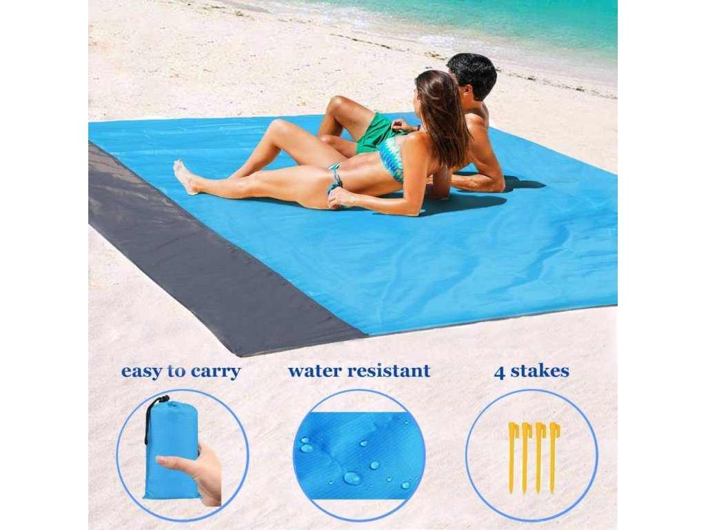 pătură confortabilă pe plajă